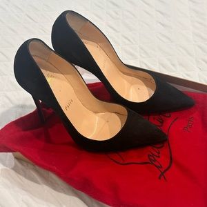Christian Louboutin so Kate 120 suede pumps